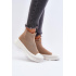 Dámske topánky so slip-on ponožkami hnedé Ilanae