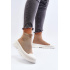 Dámske topánky so slip-on ponožkami hnedé Ilanae
