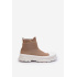 Dámske topánky so slip-on ponožkami hnedé Ilanae