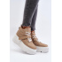 Zazoo 3450 Dámske Kožené Tenisky Beige - Béžová