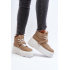 Zazoo 3450 Dámske Kožené Tenisky Beige - Béžová