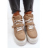 Zazoo 3450 Dámske Kožené Tenisky Beige - Béžová