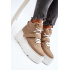 Zazoo 3450 Dámske Kožené Tenisky Beige - Béžová