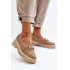 Zazoo 3429 Semišové Dámske Mokasíny S Ozdobou Beige - Béžová