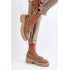 Zazoo 3429 Semišové Dámske Mokasíny S Ozdobou Beige - Béžová