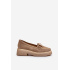 Zazoo 3429 Semišové Dámske Mokasíny S Ozdobou Beige - Béžová
