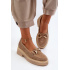 Zazoo 3429 Semišové Dámske Mokasíny S Ozdobou Beige - Béžová