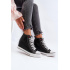 Dámske tenisky na klinu Cross Jeans NN2R4005 Čierne - Čierna