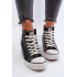 Dámske tenisky na klinu Cross Jeans NN2R4005 Čierne - Čierna