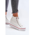 Dámske tenisky na podpätku Cross Jeans NN2R4004 Biele - Biela