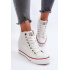 Dámske tenisky na podpätku Cross Jeans NN2R4004 Biele - Biela