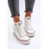 Dámske tenisky na podpätku Cross Jeans NN2R4004 Biele - Biela