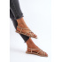 Ploché dámske sandále Big Star NN274012 Beige - Béžová