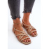 Ploché dámske sandále Big Star NN274012 Beige - Béžová