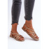 Ploché dámske sandále Big Star NN274012 Beige - Béžová
