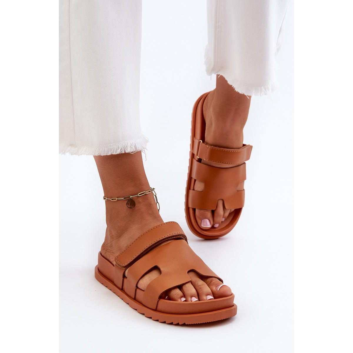 Klasické Dámske Žabky Camel Molie - Odtiene hnedej a béžovej