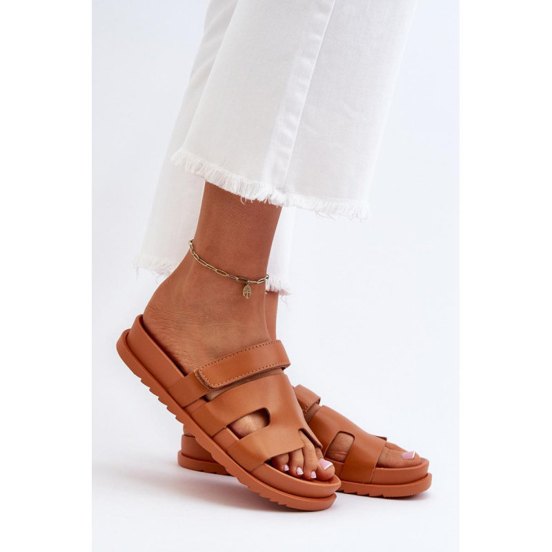 Klasické Dámske Žabky Camel Molie - Odtiene hnedej a béžovej