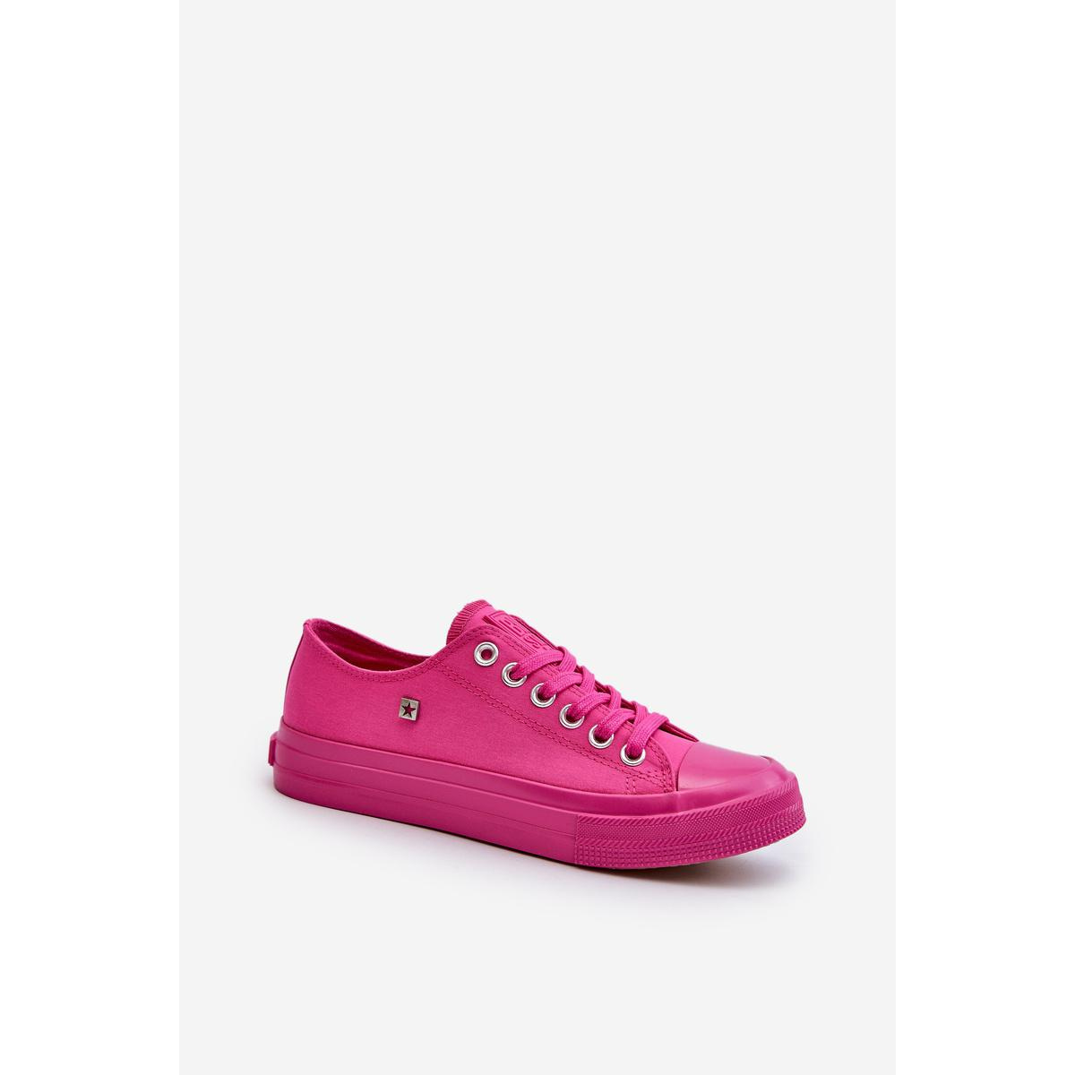 Klasické dámske tenisky Big Star NN274290 Fuksia - Odtiene ružovej