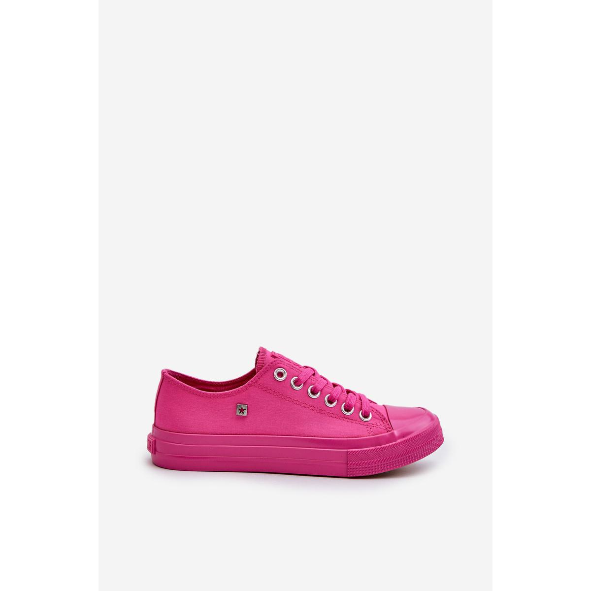 Klasické dámske tenisky Big Star NN274290 Fuksia - Odtiene ružovej