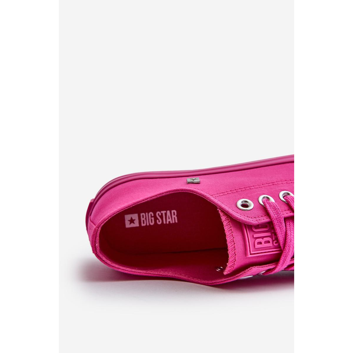 Klasické dámske tenisky Big Star NN274290 Fuksia - Odtiene ružovej