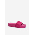 Dámske strapce na platforme z semišu Big Star NN274A672 fuchsia - Odtiene ružovej