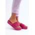 Dámske strapce na platforme z semišu Big Star NN274A672 fuchsia - Odtiene ružovej