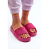 Dámske strapce na platforme z semišu Big Star NN274A672 fuchsia - Odtiene ružovej