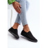 Dámske čierne tenisky Slip-On Lovinia - Čierna