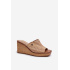 Dámske sandále na platforme Sergio Leone KL213 Beige
