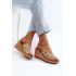 Dámske sandále na platforme Sergio Leone KL213 Beige