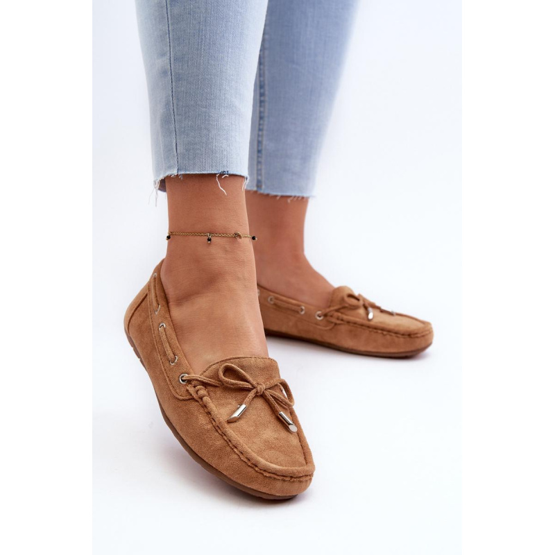 Dámske semišové mokasíny Camel Si Passione - Odtiene hnedej a béžovej