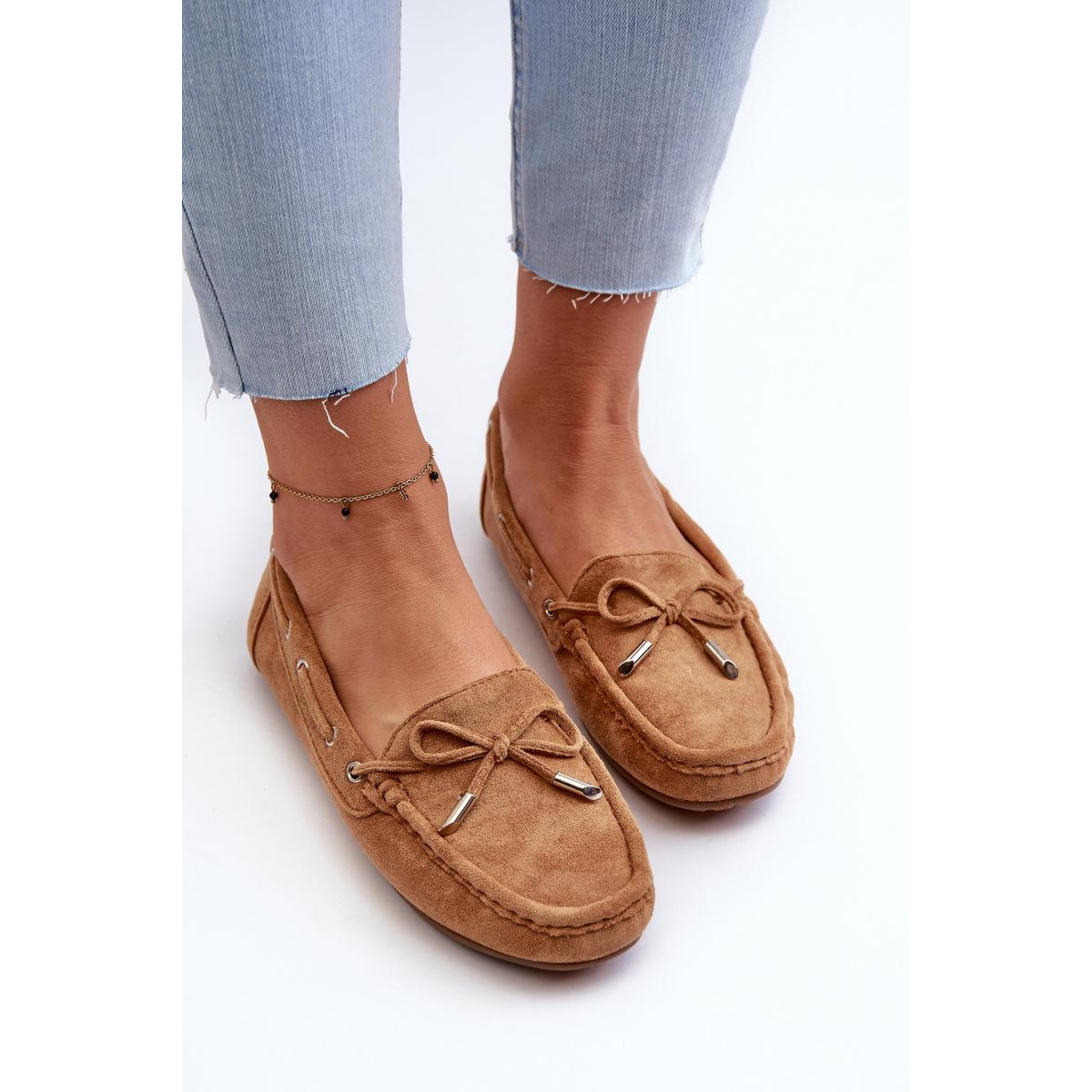 Dámske semišové mokasíny Camel Si Passione - Odtiene hnedej a béžovej