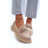 Ženské semišové Moccasins S.Barski HX52-222 BEIGE - Béžová