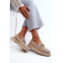 Ženské semišové Moccasins S.Barski HX52-222 BEIGE - Béžová