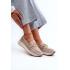 Dámske semišové mokasíny D&A TW210 Beige - Béžová