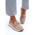 Dámske semišové mokasíny D&A TW210 Beige - Béžová