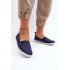 Dámske námornícke slip-on tenisky modré Adrancia - Modrá