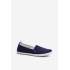 Dámske námornícke slip-on tenisky modré Adrancia - Modrá