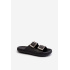 Dámske gumové flip -flops Zaxy JJ285058 čierna - Čierna