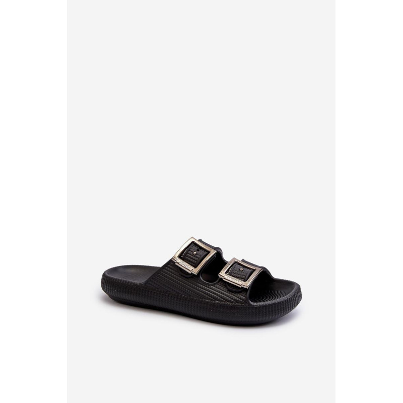 Dámske gumové flip -flops Zaxy JJ285058 čierna - Čierna