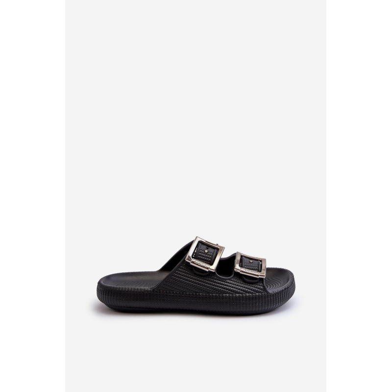 Dámske gumové flip -flops Zaxy JJ285058 čierna - Čierna