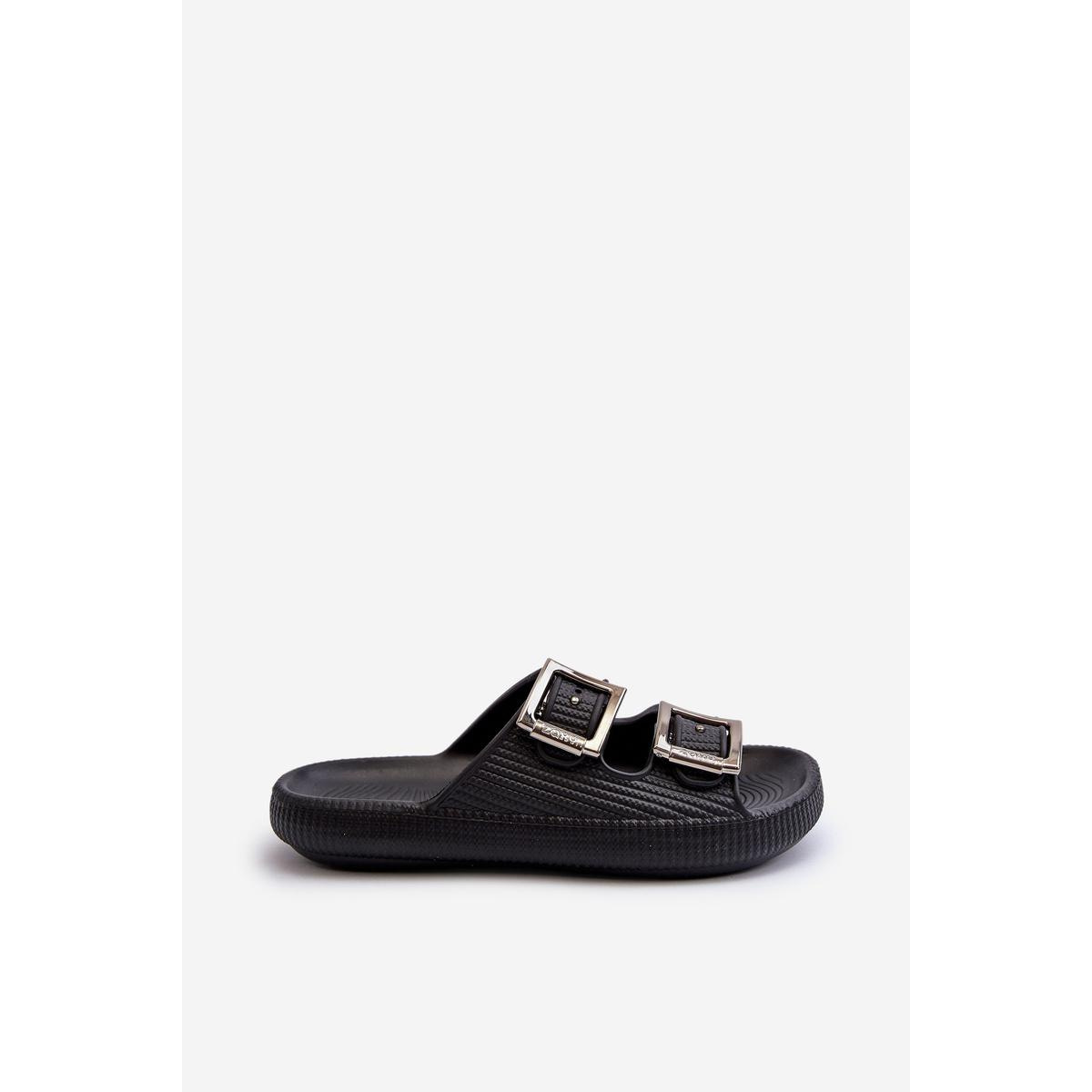 Dámske gumové flip -flops Zaxy JJ285058 čierna - Čierna