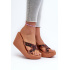 Dámske sandále na platni 83520 Ipanema High Fashion Slide Fem hnedé - Odtiene hnedej a béžovej