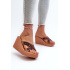 Dámske sandále na platni 83520 Ipanema High Fashion Slide Fem hnedé - Odtiene hnedej a béžovej
