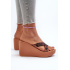Dámske sandále na platni 83520 Ipanema High Fashion Slide Fem hnedé - Odtiene hnedej a béžovej