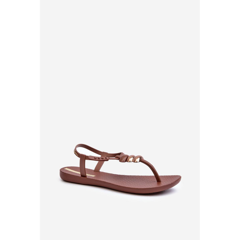 Dámske ploché sandále Japonky 83507 Ipanema Class Blown Up Sandal Fem hnedé - Odtiene hnedej a béžovej