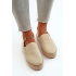 Dámske béžové espadrilky na platforme Naloenma - Béžová