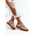 Zazoo N1068 Semišové Nízke Dámske Tenisky Beige - Béžová