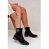 Dámske topánky na plochej podrážke s čiernym zipsom Loratie - Čierna