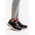 Dámske Sneakers Športová Obuv Z Eko Kože Big Star OO274024 Hi-Poly System Čierne - Čierna